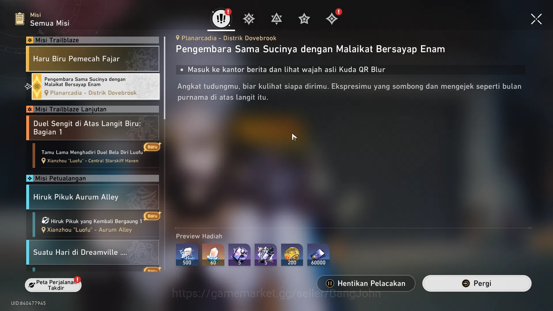 Honkai Star Rail Accounts ASIA TL67 | 5 Limit + Sign | FuXuan Luocha Sparkle image 11