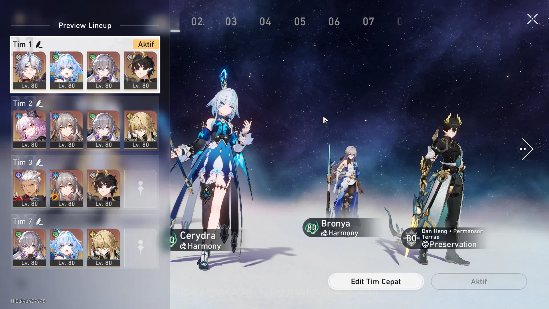 Honkai Star Rail Accounts ASIA TL67 | 5 Limit + Sign | FuXuan Luocha Sparkle image 12