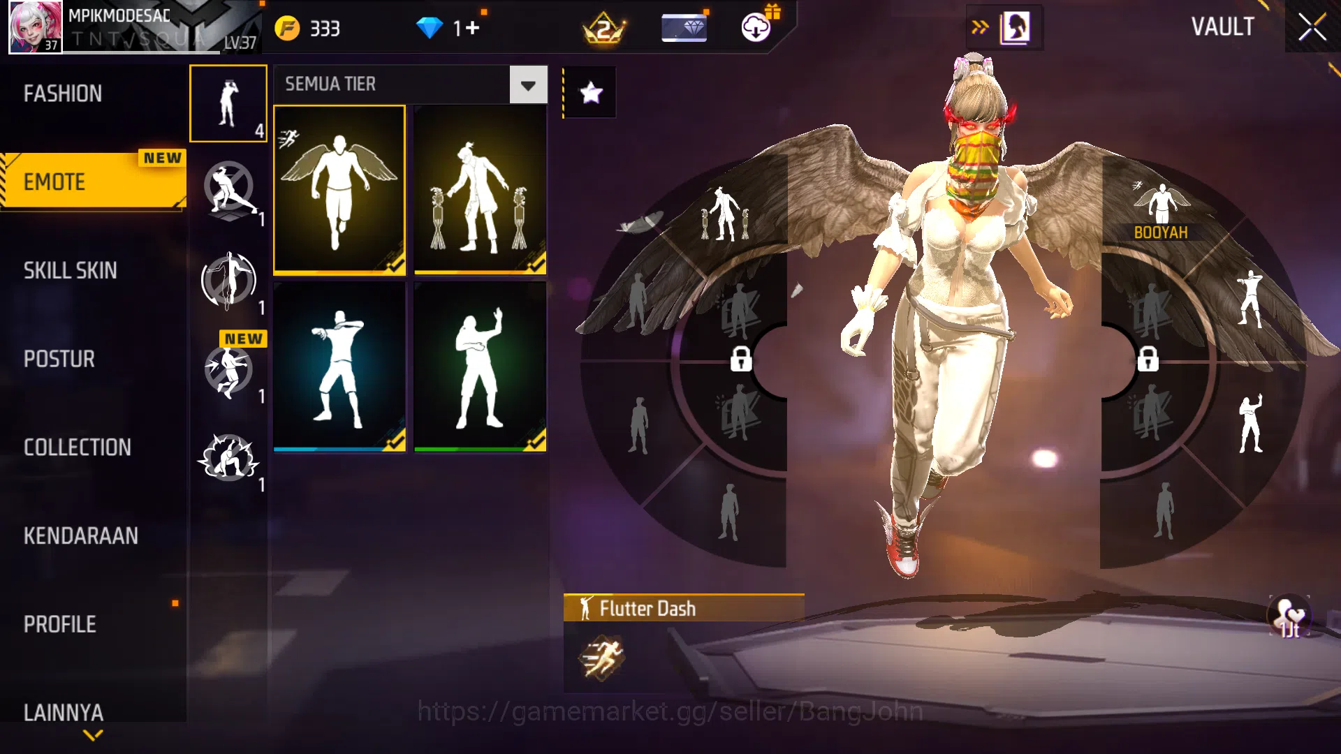 Free Fire Accounts  Indonesia | Evo Sg M1014 Scorpio Lvl 6|Bundle Ita image 10