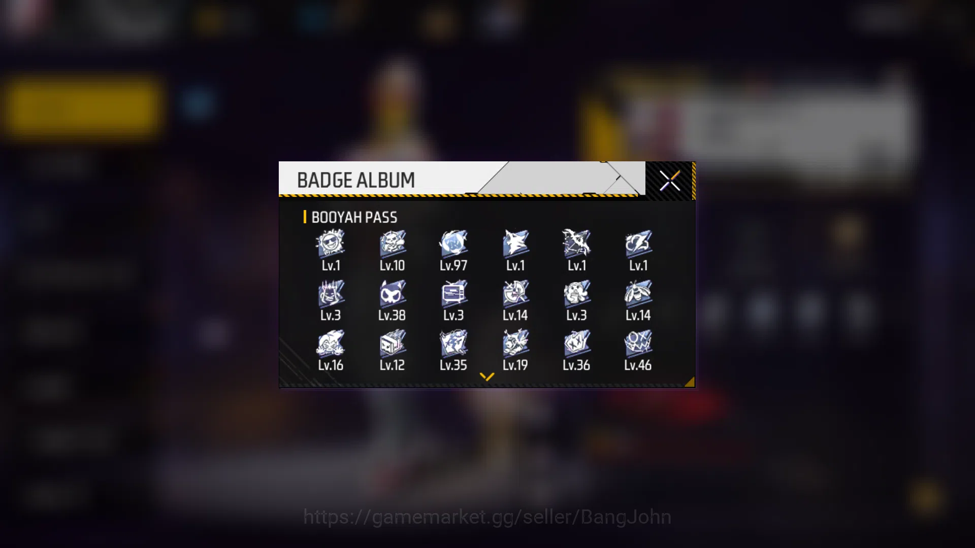 Free Fire Accounts  Indonesia | Evo Sg M1014 Scorpio Lvl 6|Bundle Ita image 11