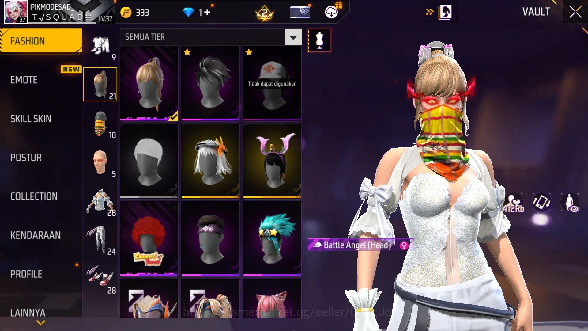 Free Fire Accounts  Indonesia | Evo Sg M1014 Scorpio Lvl 6|Bundle Ita image 4