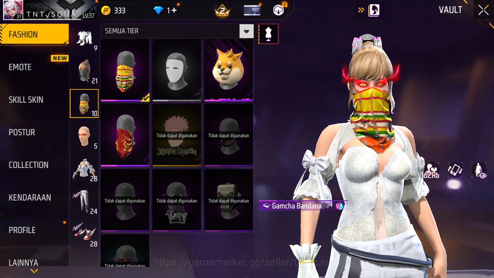 Free Fire Accounts  Indonesia | Evo Sg M1014 Scorpio Lvl 6|Bundle Ita image 5