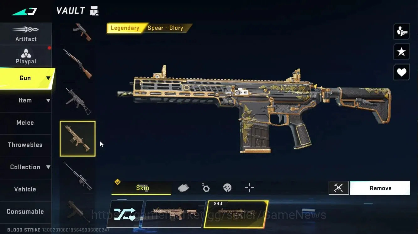 Blood Strike Accounts ASIA|Legendary Spear-Glory|Epic Origin-12-Abyss Te image 4