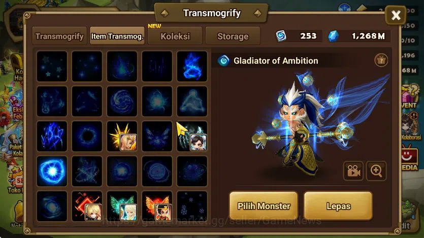 Summoners War: Sky Arena Accounts End-Game ASIA + SUPER GACHA 2 DL(Eleanor+nigong)|100+ Nat5|Many Skin&Aura|77 LD Scroll 17