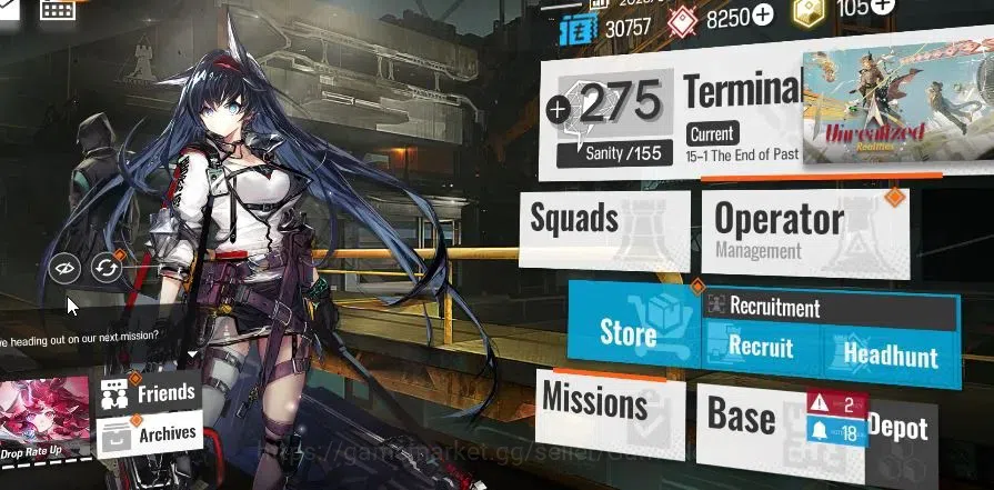 Arknights Accounts Lv 25 | 56 OP + 1 Skin | 8250 Orundum + 105 Origin image 1