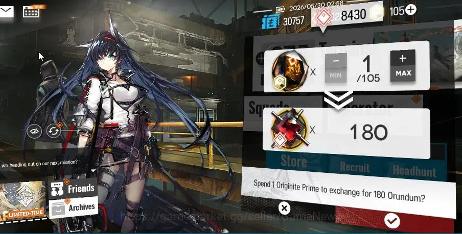 Arknights Accounts Lv 25 | 56 OP + 1 Skin | 8250 Orundum + 105 Origin image 2
