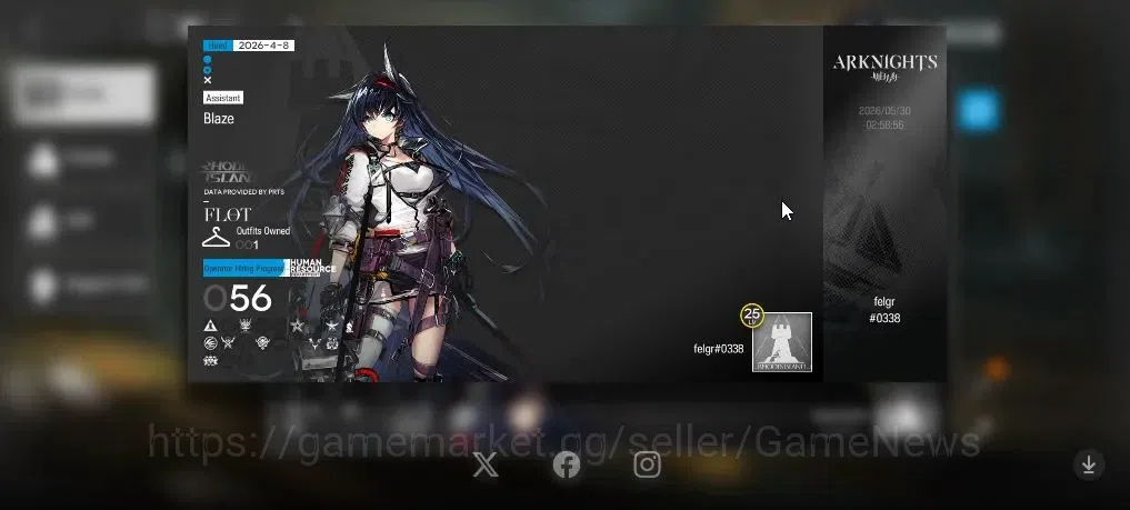 Arknights Accounts Lv 25 | 56 OP + 1 Skin | 8250 Orundum + 105 Origin image 3