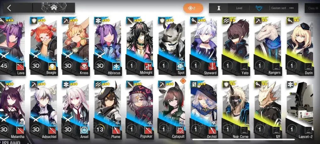 Arknights Accounts Lv 25 | 56 OP + 1 Skin | 8250 Orundum + 105 Origin image 8