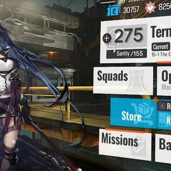 Arknights Mid-Tier Lv 25 | 56 OP + 1 Skin | 8250 Orundum + 105 Origin image 1