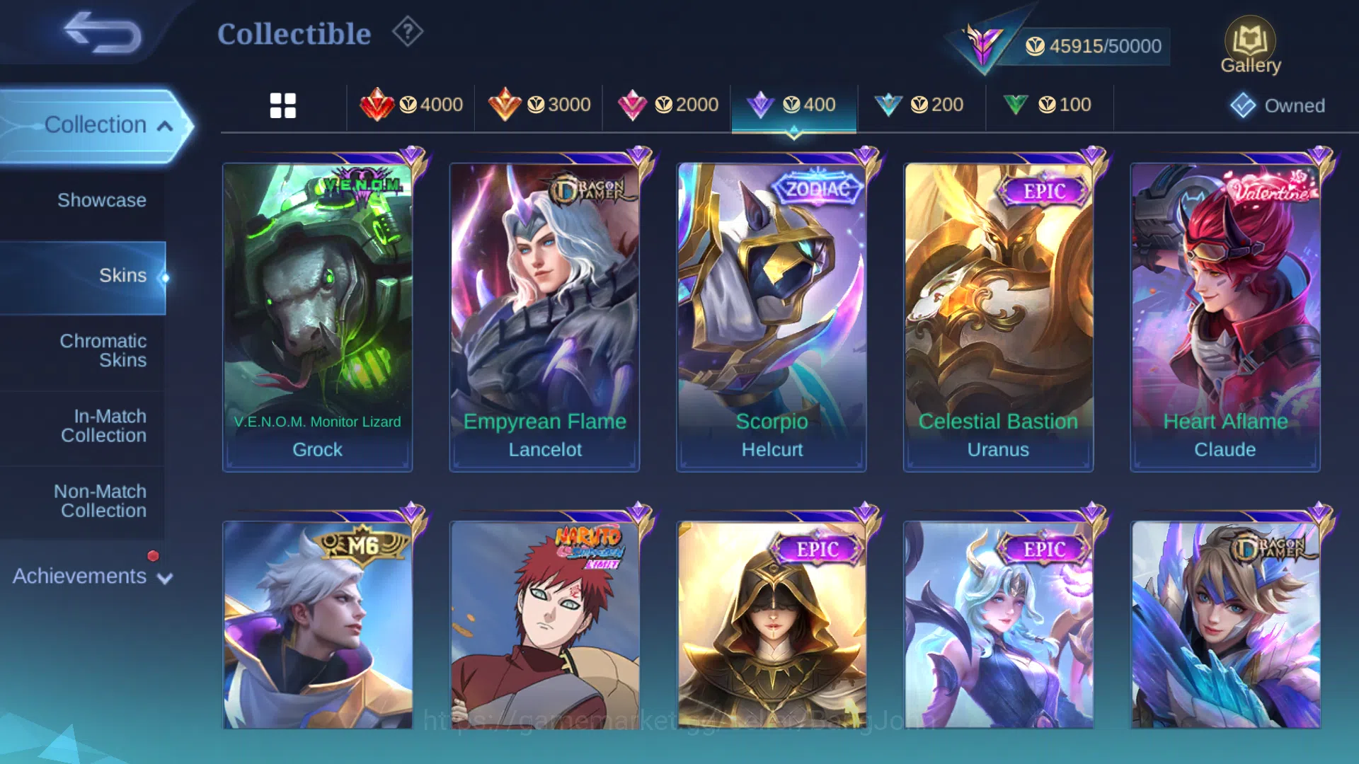 Mobile Legends: Bang Bang Accounts Hero 91 | Skin 180 | Emblem Max 4 | Prime Claude | image 10