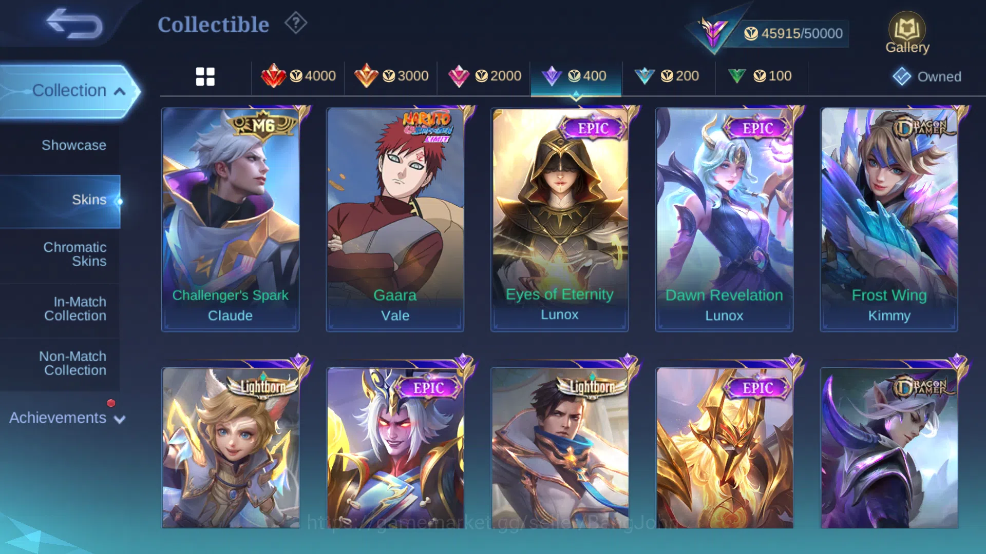 Mobile Legends: Bang Bang Accounts Hero 91 | Skin 180 | Emblem Max 4 | Prime Claude | image 11