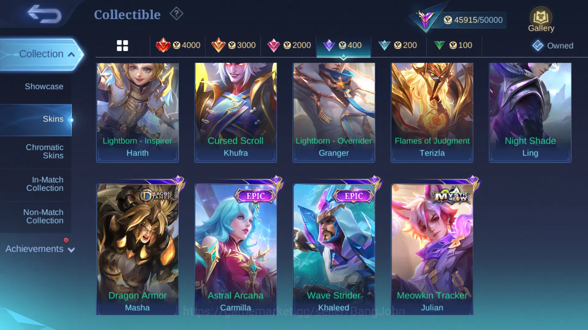 Mobile Legends: Bang Bang Accounts Hero 91 | Skin 180 | Emblem Max 4 | Prime Claude | image 13