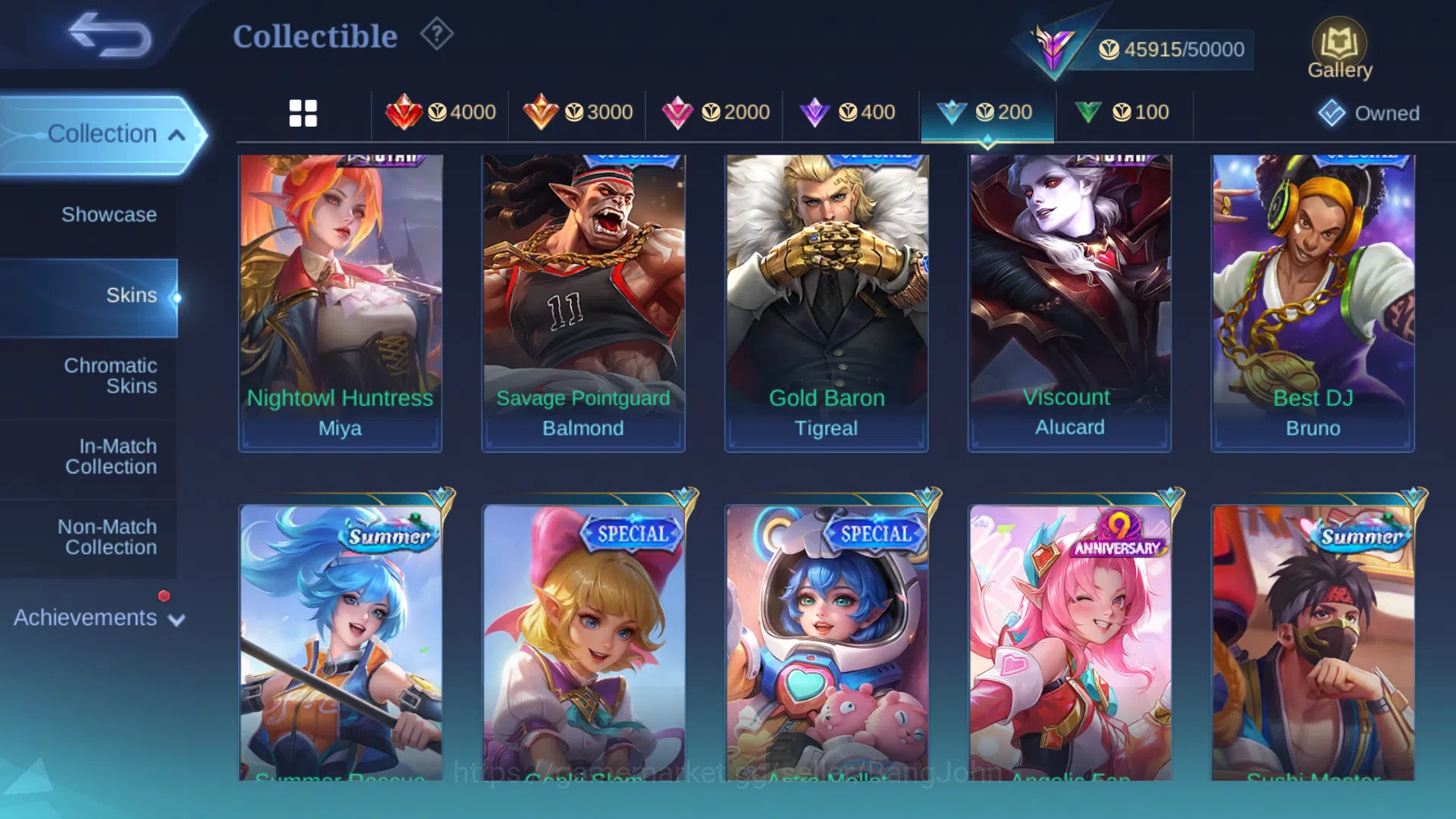 Mobile Legends: Bang Bang Accounts Hero 91 | Skin 180 | Emblem Max 4 | Prime Claude | image 14