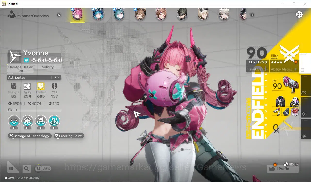 Arknights: Endfield Accounts Asia Lv52|4 SSR [(Yvonne,Gilberta,Last RiteP4,Arde image 2