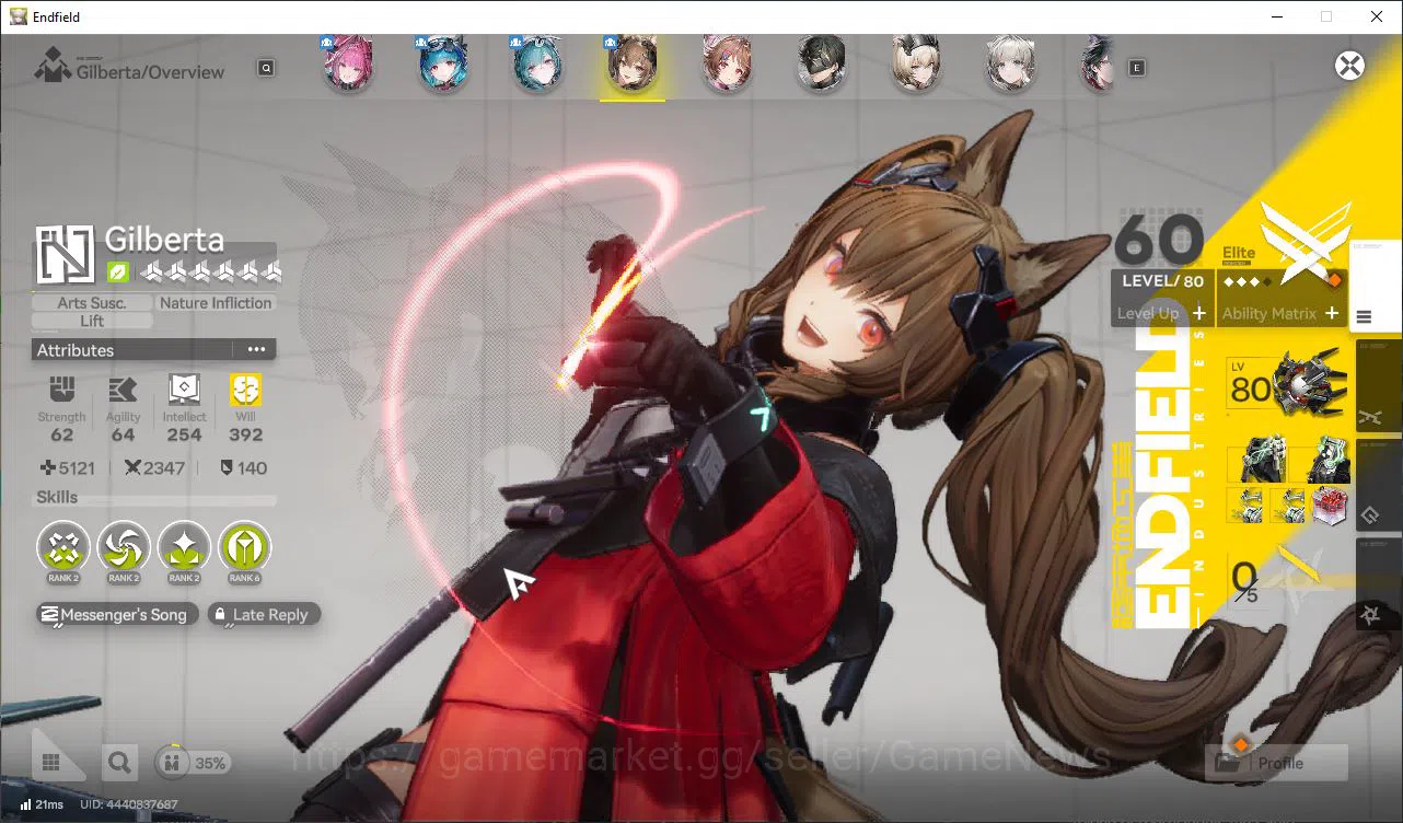 Arknights: Endfield Accounts Asia Lv52|4 SSR [(Yvonne,Gilberta,Last RiteP4,Arde image 3