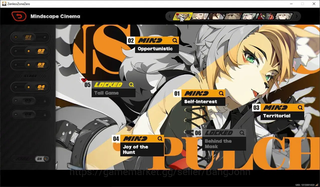 Zenless Zone Zero Accounts Starter ASIA|IK 54|4 Limited [YSG+sign,Yixuan+Sign.Dailyn,Zhao]|1 Skin|8 S-Rank Bangboo|Mc 11