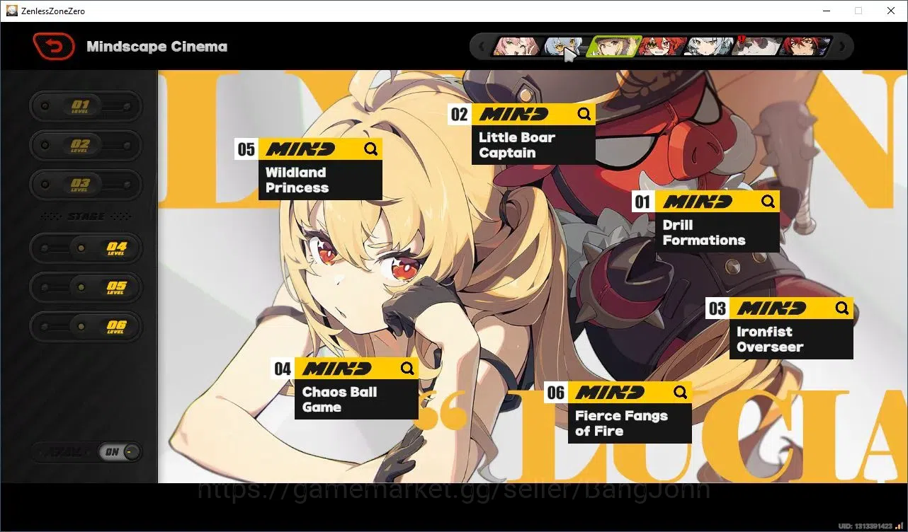 Zenless Zone Zero Accounts Starter ASIA|IK 54|4 Limited [YSG+sign,Yixuan+Sign.Dailyn,Zhao]|1 Skin|8 S-Rank Bangboo|Mc 15