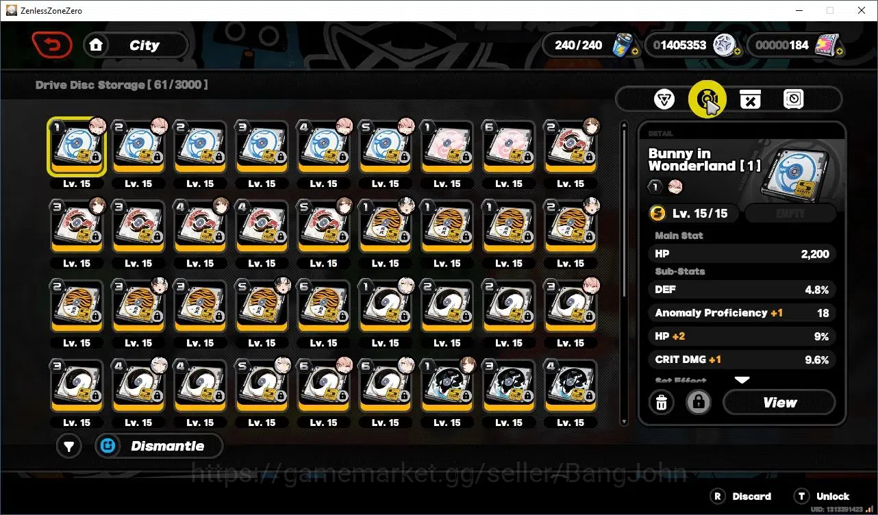 Zenless Zone Zero Accounts Starter ASIA|IK 54|4 Limited [YSG+sign,Yixuan+Sign.Dailyn,Zhao]|1 Skin|8 S-Rank Bangboo|Mc 18