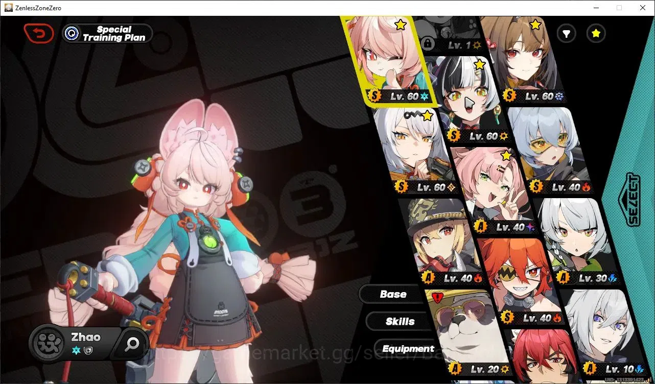Zenless Zone Zero Accounts Starter ASIA|IK 54|4 Limited [YSG+sign,Yixuan+Sign.Dailyn,Zhao]|1 Skin|8 S-Rank Bangboo|Mc 3