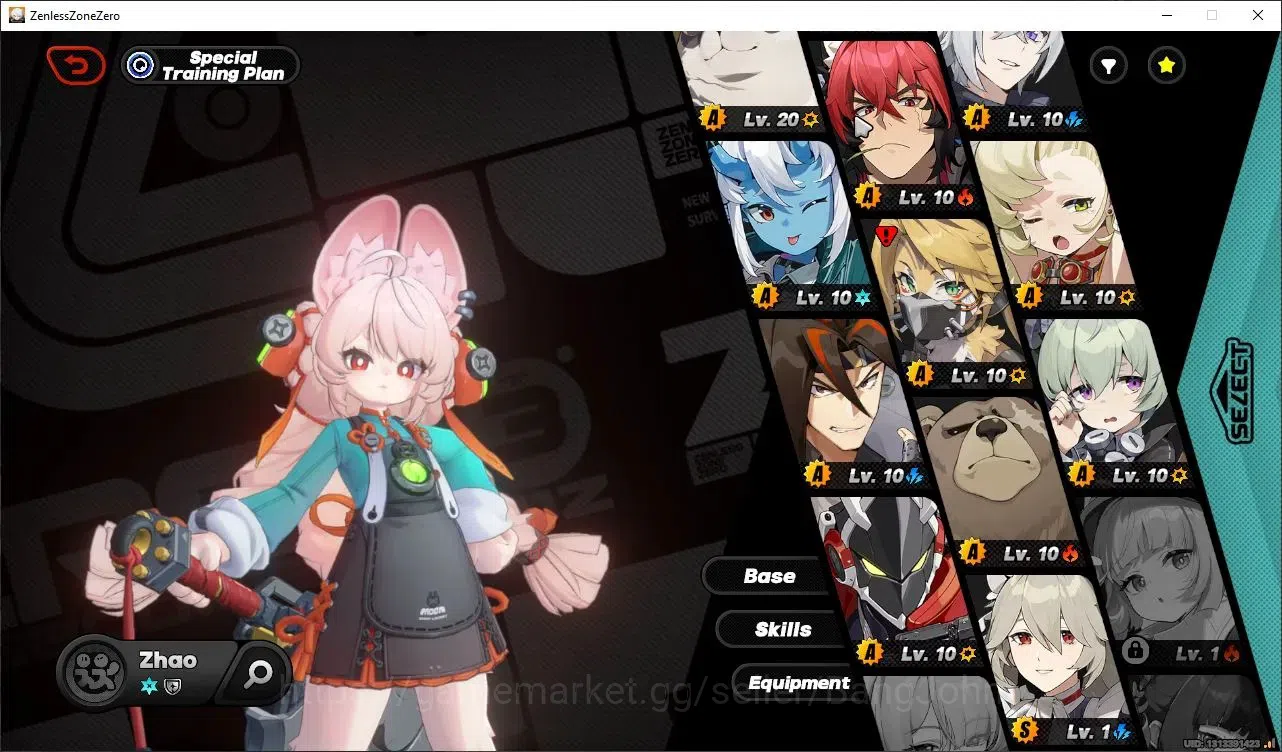Zenless Zone Zero Accounts Starter ASIA|IK 54|4 Limited [YSG+sign,Yixuan+Sign.Dailyn,Zhao]|1 Skin|8 S-Rank Bangboo|Mc 4
