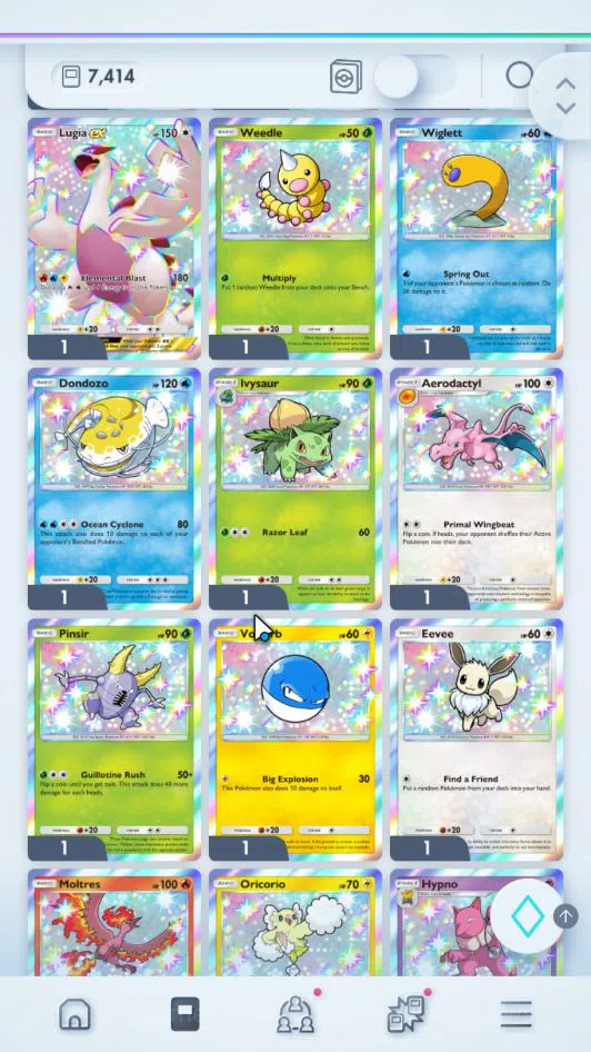 Pokémon TCG Pocket Accounts EN 7k+Card|127EX|3 Crown (Liligant+Copies,Grow Ect image 2