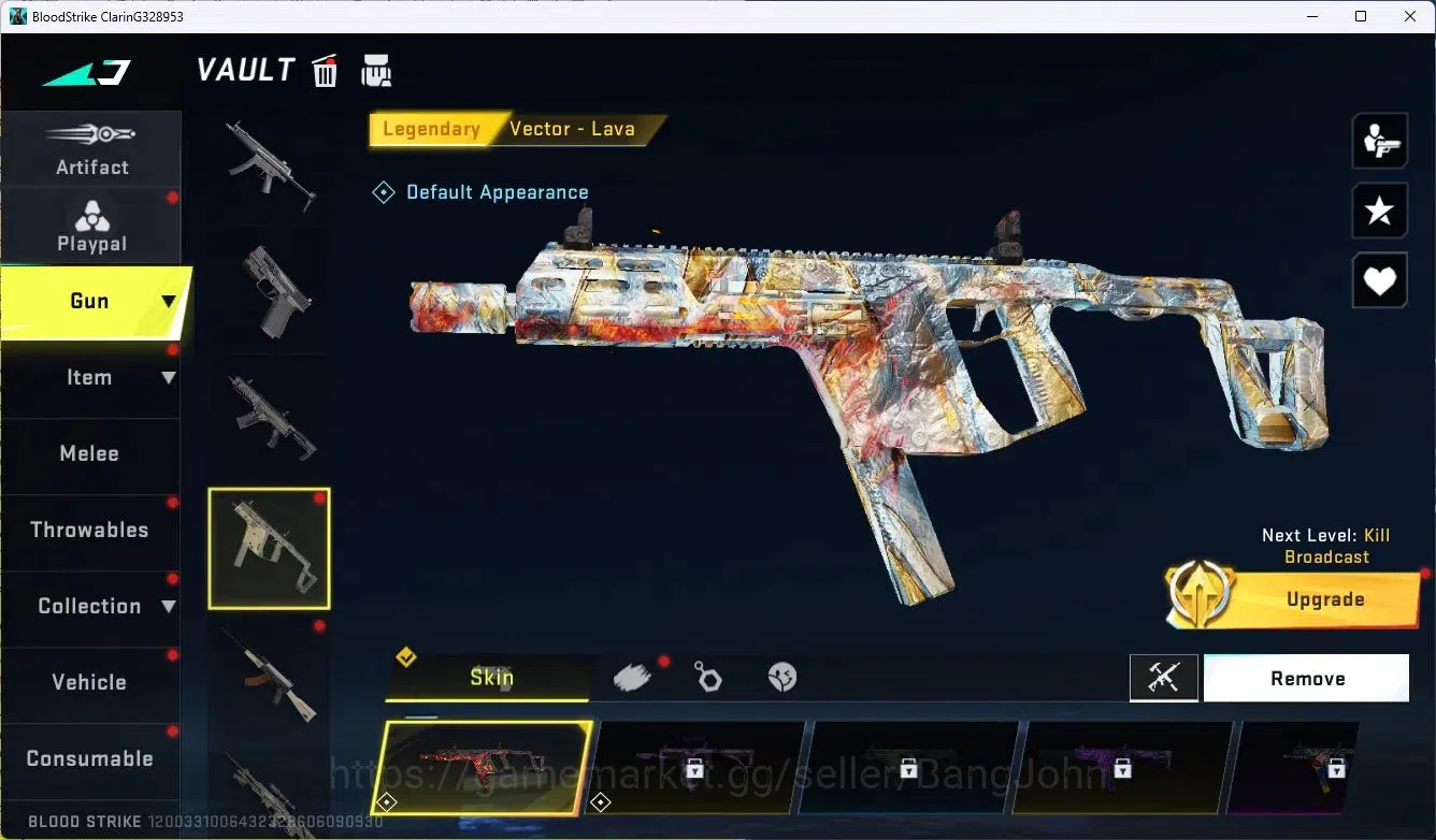 Blood Strike Accounts ASIA|Collab MCX - EVA-00|5 Legendary Gun|Collab Et image 2