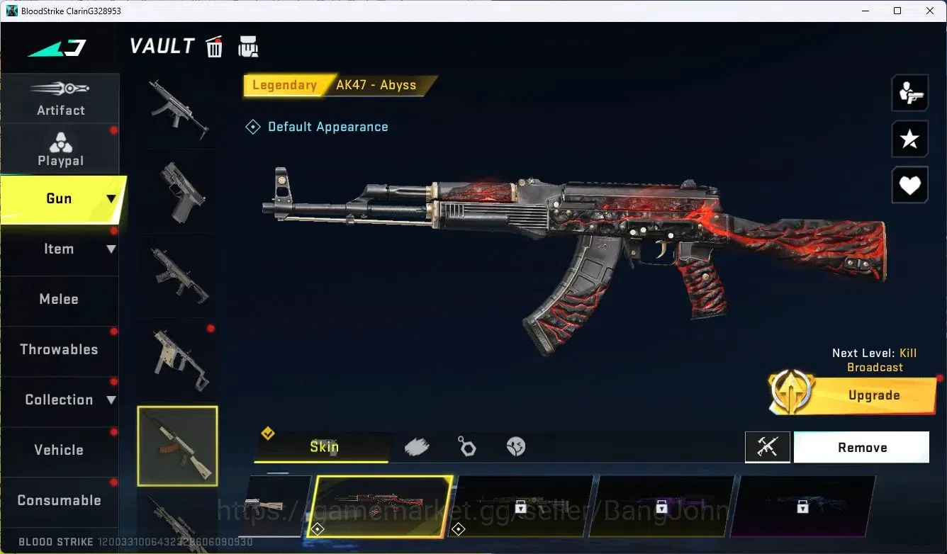 Blood Strike Accounts ASIA|Collab MCX - EVA-00|5 Legendary Gun|Collab Et image 3