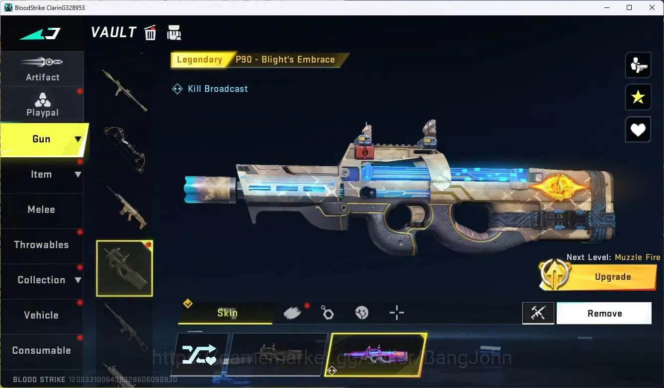 Blood Strike Accounts ASIA|Collab MCX - EVA-00|5 Legendary Gun|Collab Et image 5