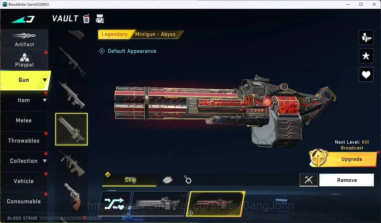 Blood Strike Accounts ASIA|Collab MCX - EVA-00|5 Legendary Gun|Collab Et image 6