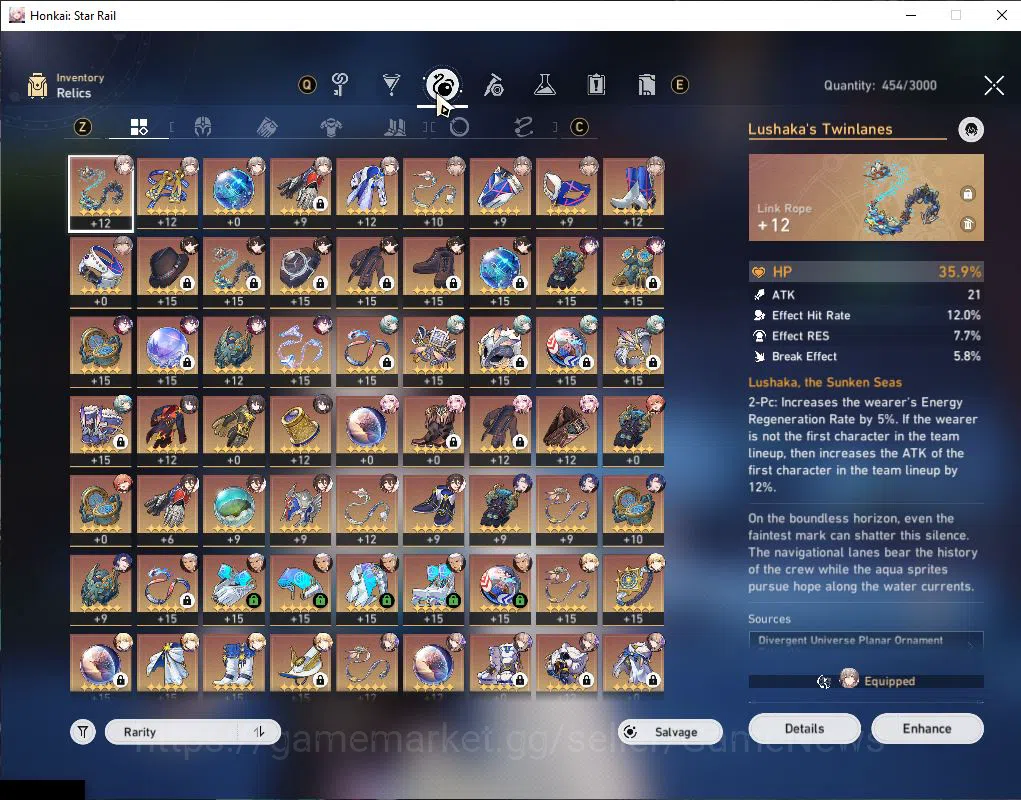 Honkai Star Rail Accounts Mid Game Asia|TL 66| 6 Limited | Saber,Hysilens,Anaxa,Ruan Mei,Archer,Dante |Mc 6