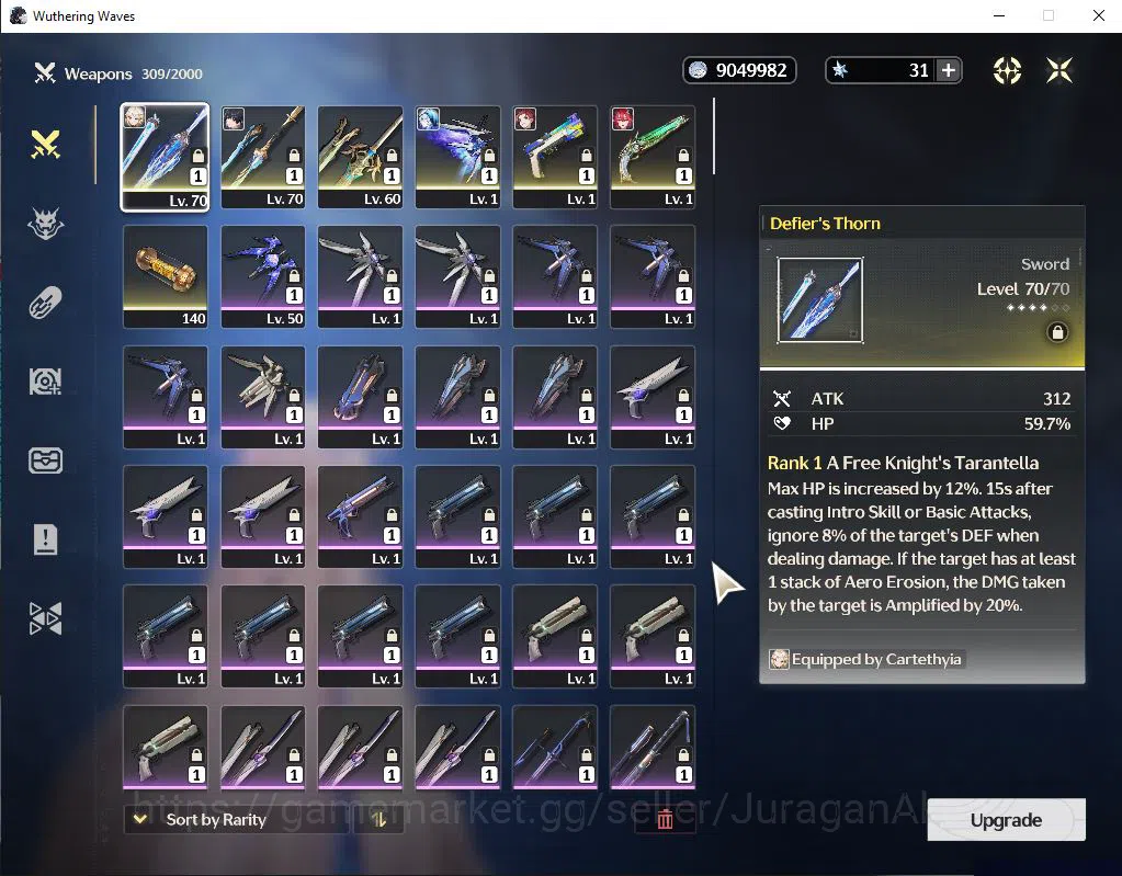 Wuthering Waves Accounts NA | UL 47 | 3 Limited | Shorekeeper+Sign,Cartreth image 2