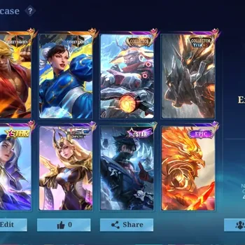 Mobile Legends: Bang Bang Accounts Collector Global|137 Skin|Expert|SF Chou Guinevere,CollectorTitan Balmond,Collector