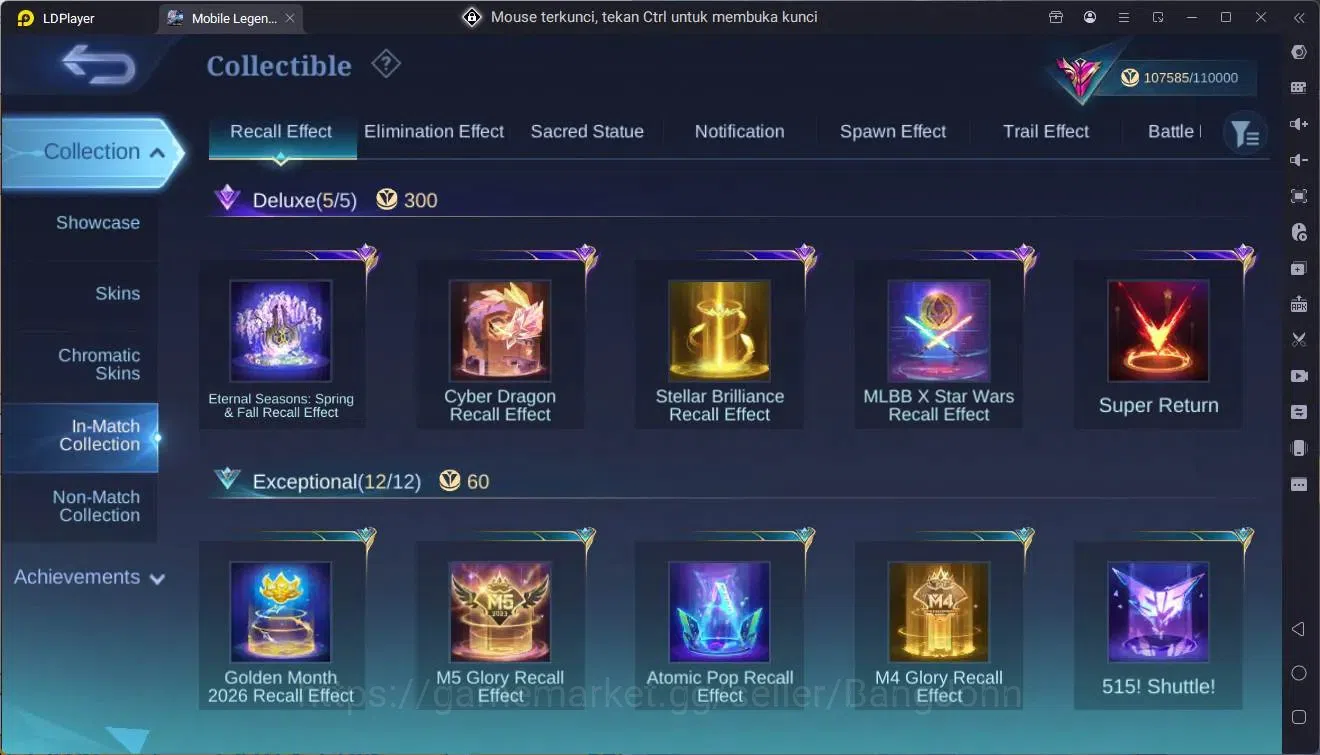 Mobile Legends: Bang Bang Accounts Global|Hero 133|Skin 370|Exalted|Legend Gusion|Pri image 19