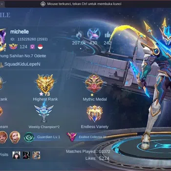 Mobile Legends: Bang Bang Collector Global|Hero 133|Skin 370|Exalted|Legend Gusion|Pri image 1