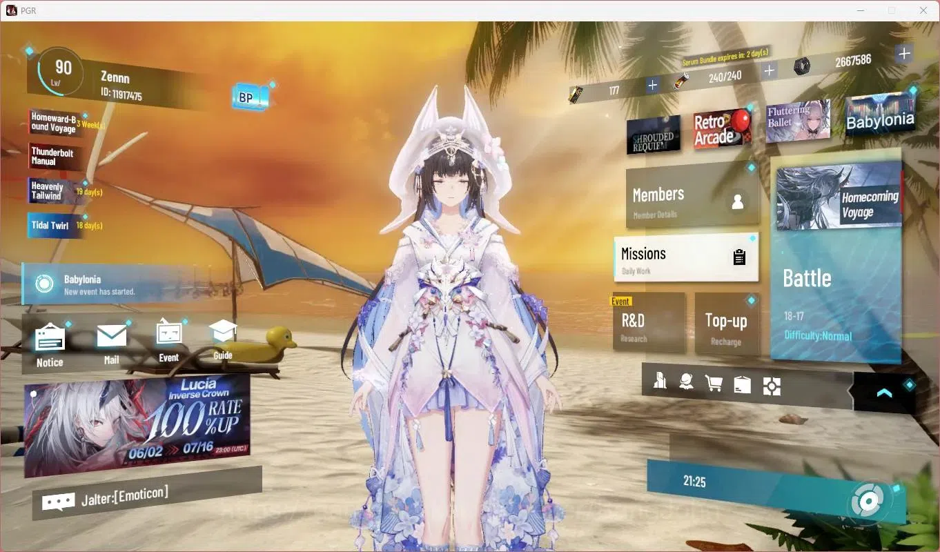 Punishing: Gray Raven Accounts End-Game ASIA | L90|SSS Vera R,SSS Yata F,(SS Lucia CW,SS Lucia IC,SS Selena P,SS Teddy 2
