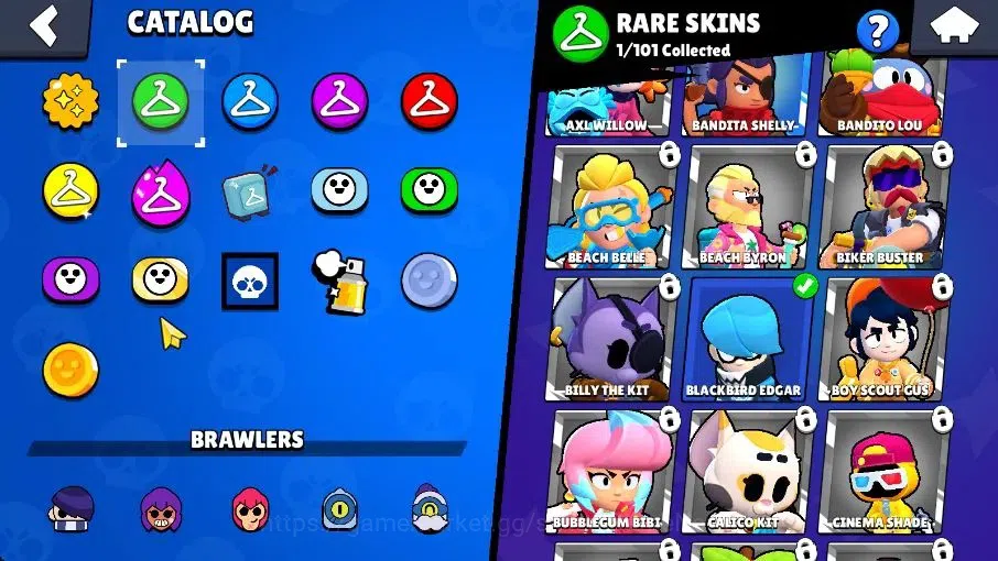 Brawl Stars Accounts 1173 Trophy|20 Brawlers 2 Max Lvl [Edgar,Shelly]|1 Prestige|13 Skin|2 Epic [Stellar Shelly] 2 SR|CN 10