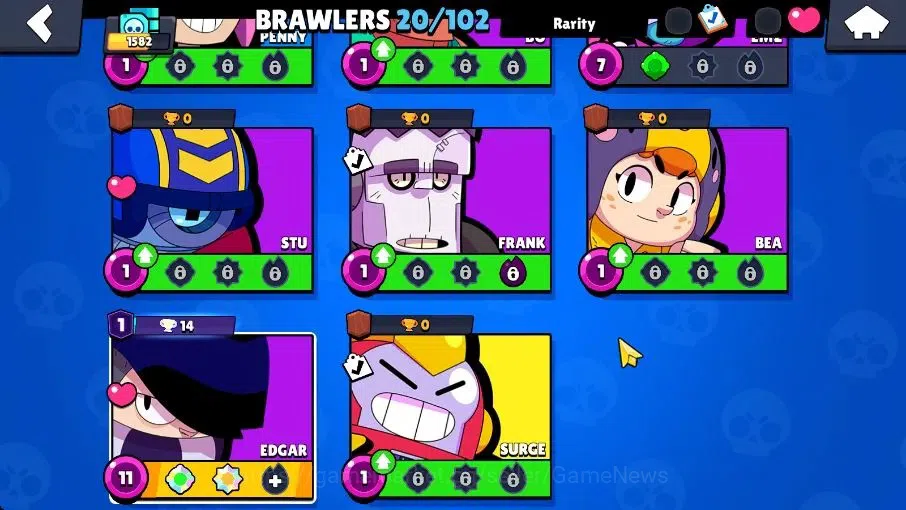 Brawl Stars Accounts 1173 Trophy|20 Brawlers 2 Max Lvl [Edgar,Shelly]|1 Prestige|13 Skin|2 Epic [Stellar Shelly] 2 SR|CN 6