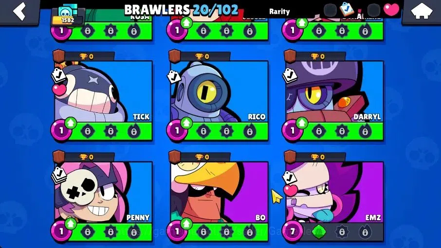 Brawl Stars Accounts 1173 Trophy|20 Brawlers 2 Max Lvl [Edgar,Shelly]|1 Prestige|13 Skin|2 Epic [Stellar Shelly] 2 SR|CN 7