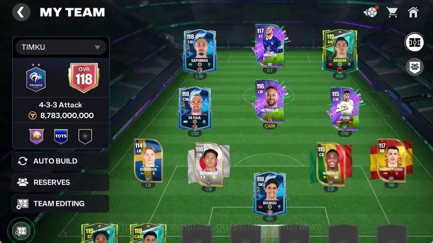 EA SPORTS FC Mobile Accounts Best Starter FCM with Many Emotes + 180k Gems, 7k RUP, 8k Shard, 31k Tokens, and others|Log 5