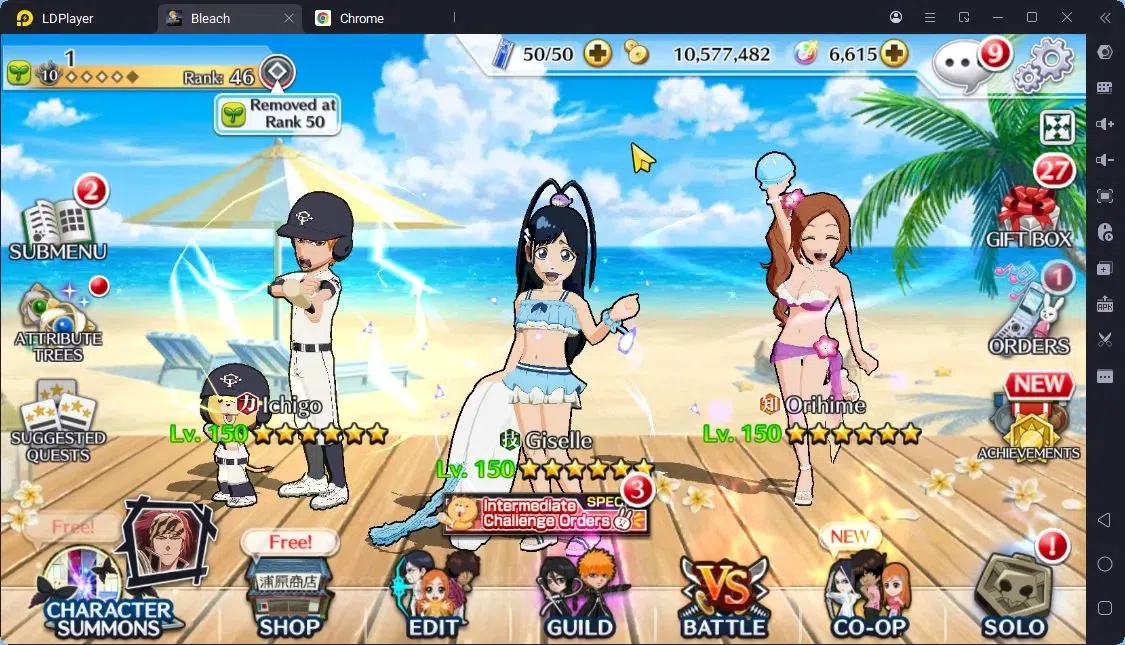 Bleach: Brave Souls Accounts Others Global | 10.5K Orb+FreshStory|Zangetsu Speed,Ichigo Kurosaki Renewed|KlabID|Check SS 1