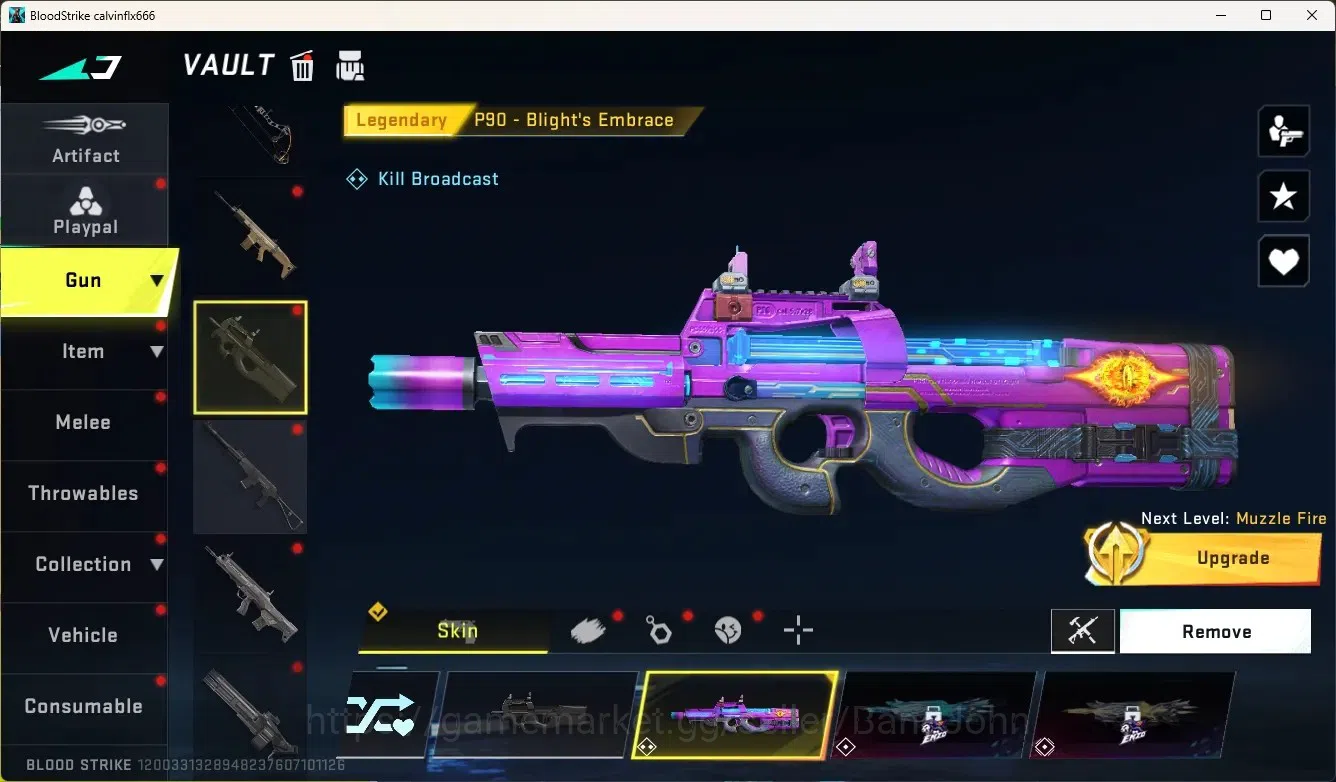 Blood Strike Accounts Rare Skin ASIA|Ultra Melee:ButterflyKnife-Starfall|1 Ultra:M4A1-Ironsurgency|2 Legendary Gun|Check SS 4