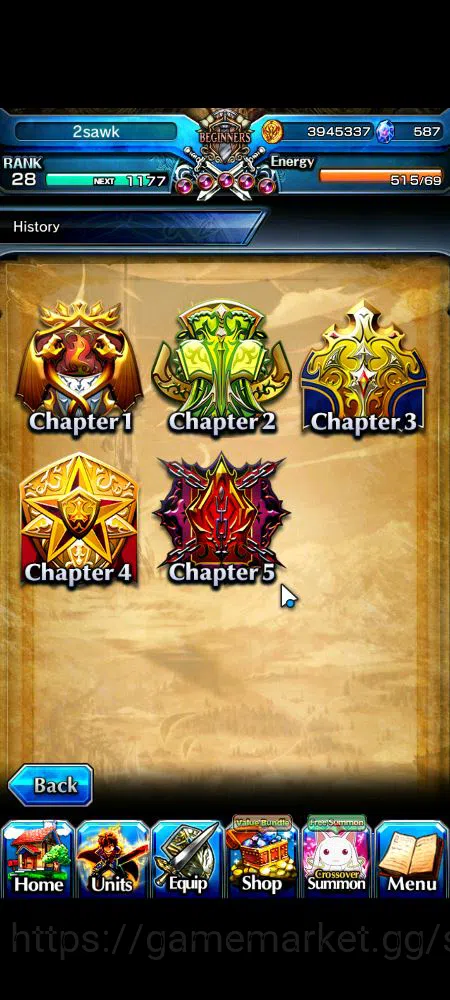 Grand Summoners Accounts Global|Rank 28|6 Ascend|Emiya Shirou,Summer Miyu,C image 5