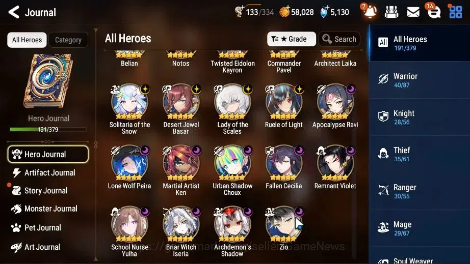Epic Seven Accounts ASIA UnVerif|19ML(Notos,Schol Nurse Yulha,LOTScale image 7