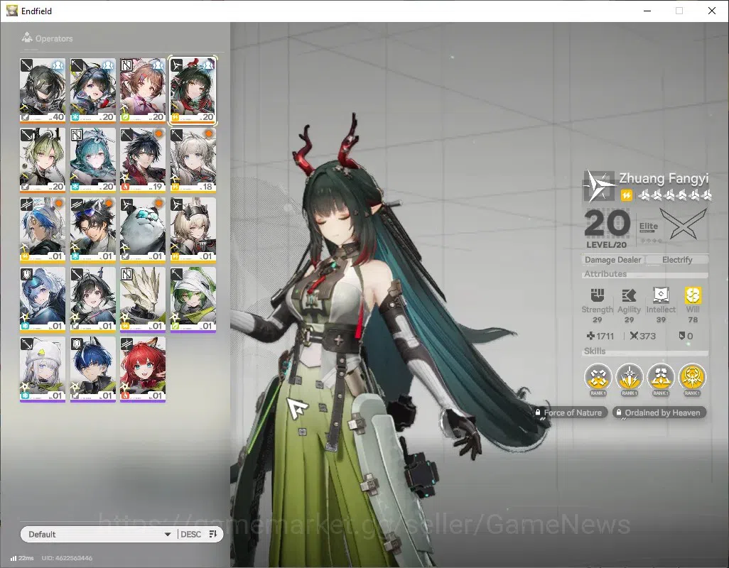 Arknights: Endfield Accounts ASIA|Lv 49|4 SSR (2 Limit)+1 Selector + 6 (*6Weapo image 3
