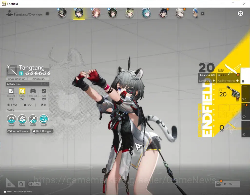 Arknights: Endfield Accounts ASIA|Lv 49|4 SSR (2 Limit)+1 Selector + 6 (*6Weapo image 6