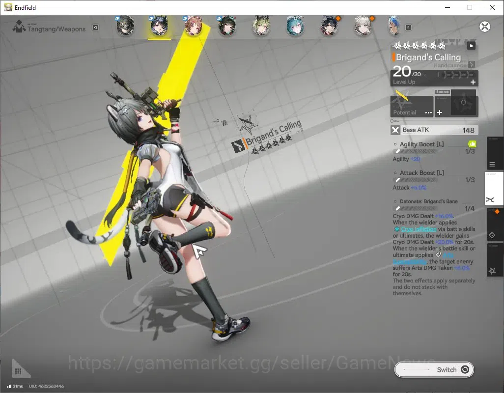 Arknights: Endfield Accounts ASIA|Lv 49|4 SSR (2 Limit)+1 Selector + 6 (*6Weapo image 7