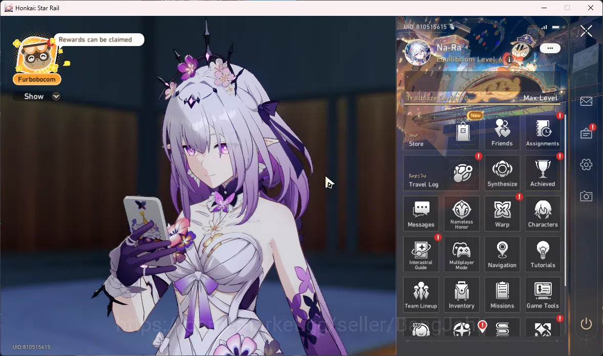 Honkai Star Rail Accounts ASIA|TL70|23 Limit|Castorice,Evernight,Hyacine,Tri image 1