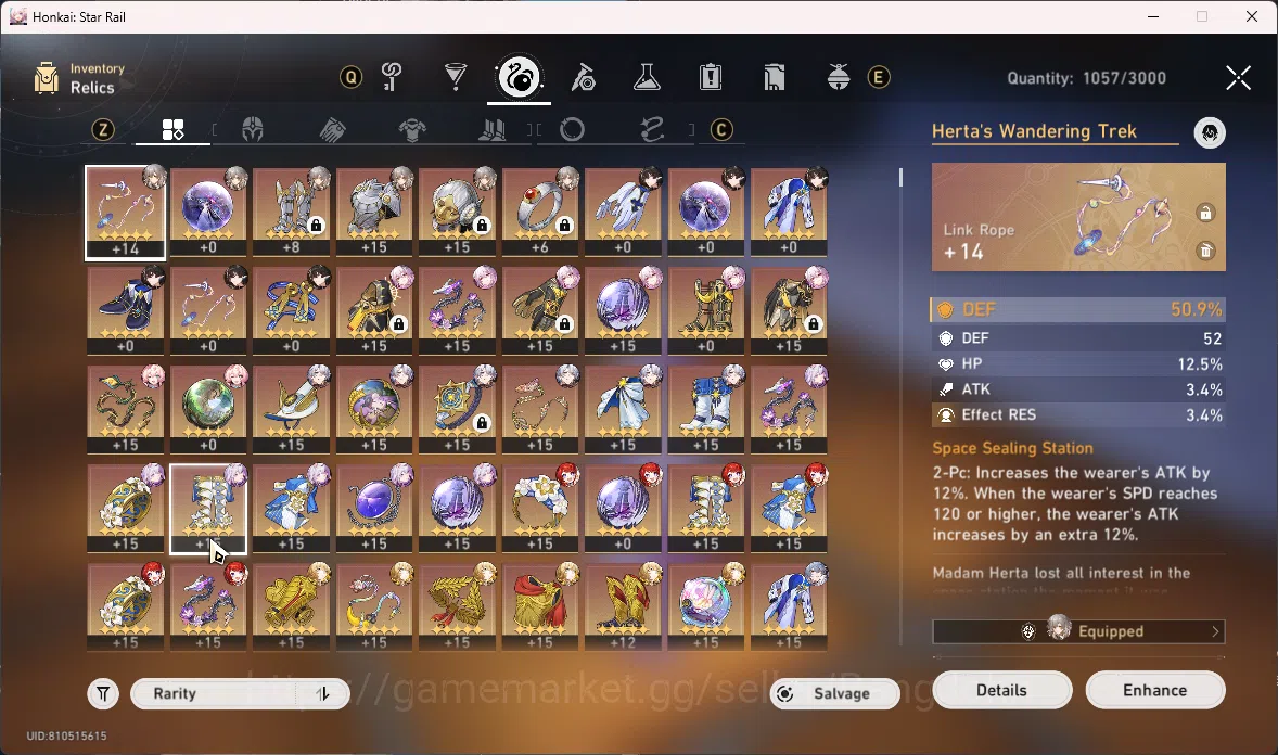 Honkai Star Rail Accounts ASIA|TL70|23 Limit|Castorice,Evernight,Hyacine,Tri image 7