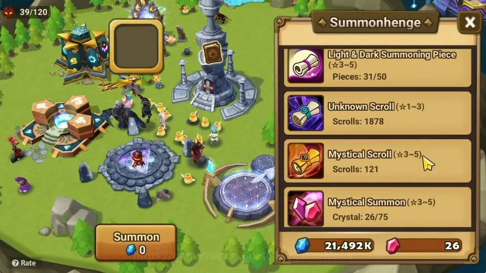 Summoners War: Sky Arena Accounts Starter ASIA|Lv 26|Ready Gacha|103 12 YSC + 160 11 YSC + 3 LAAS + 5 LS + 4 LDS + 121 MS |1 13