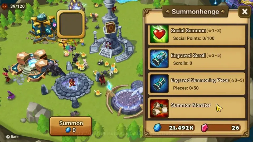 Summoners War: Sky Arena Accounts Starter ASIA|Lv 26|Ready Gacha|103 12 YSC + 160 11 YSC + 3 LAAS + 5 LS + 4 LDS + 121 MS |1 14